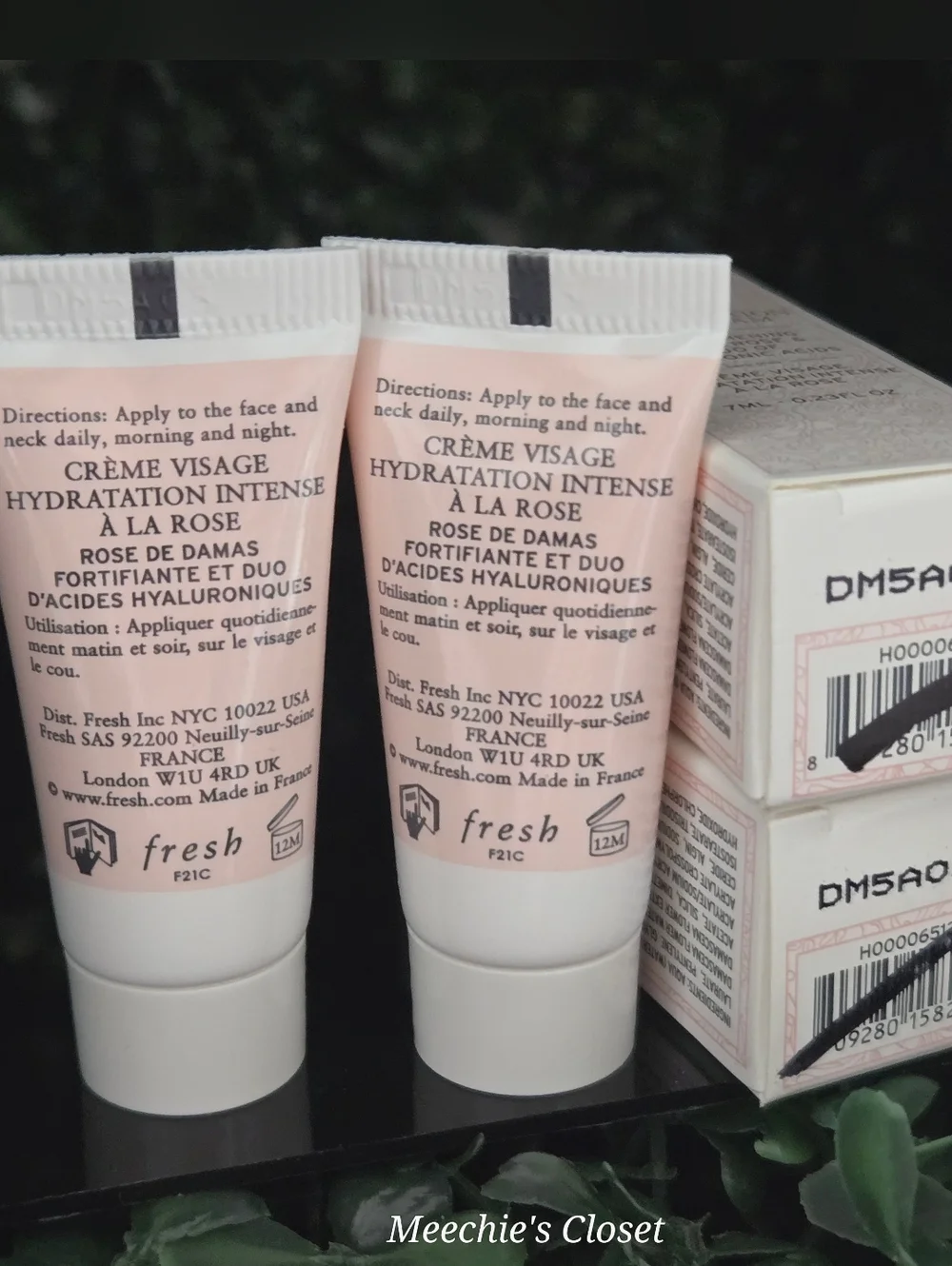 Fresh Rose Deep Hydration Face Cream New in Box x2 NIB